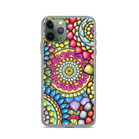 Mandala Collage 7 Clear Case for iPhone® - Martin K Designs