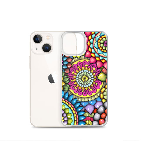 Mandala Collage 7 Clear Case for iPhone® - Martin K Designs