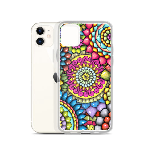 Mandala Collage 7 Clear Case for iPhone® - Martin K Designs
