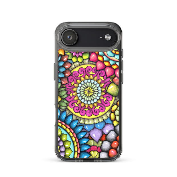 Mandala Collage 7 Clear Case for iPhone® - Flowstate Apparel