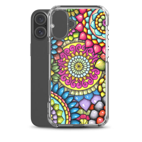 Mandala Collage 7 Clear Case for iPhone® - Martin K Designs