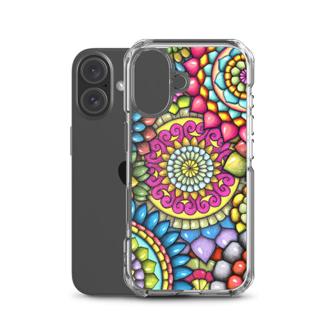 Mandala Collage 7 Clear Case for iPhone® - Martin K Designs