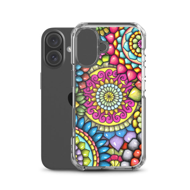Mandala Collage 7 Clear Case for iPhone® - Martin K Designs