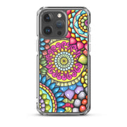 Mandala Collage 7 Clear Case for iPhone® - Martin K Designs