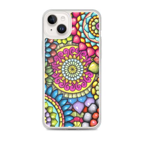 Mandala Collage 7 Clear Case for iPhone® - Martin K Designs