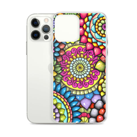 Mandala Collage 7 Clear Case for iPhone® - Martin K Designs