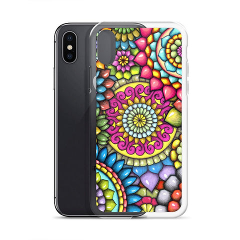 Mandala Collage 7 Clear Case for iPhone® - Martin K Designs