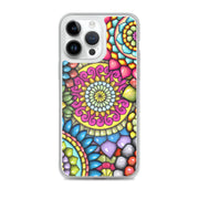 Mandala Collage 7 Clear Case for iPhone® - Martin K Designs