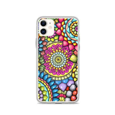 Mandala Collage 7 Clear Case for iPhone® - Martin K Designs