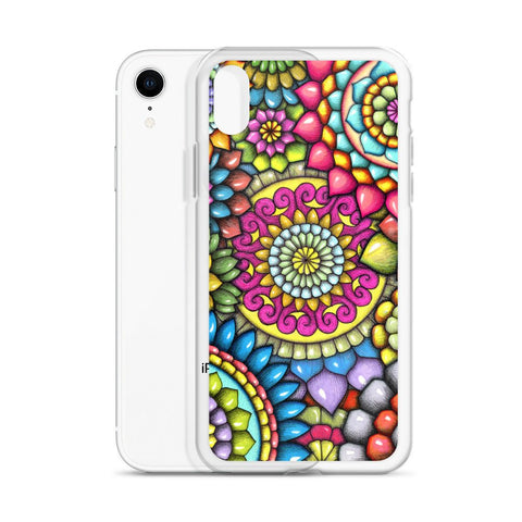 Mandala Collage 7 Clear Case for iPhone® - Martin K Designs