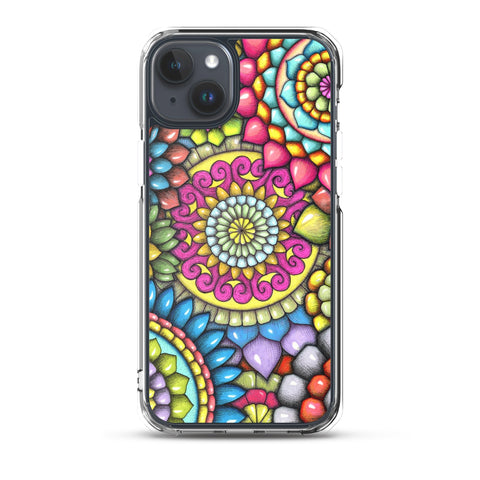 Mandala Collage 7 Clear Case for iPhone® - Martin K Designs