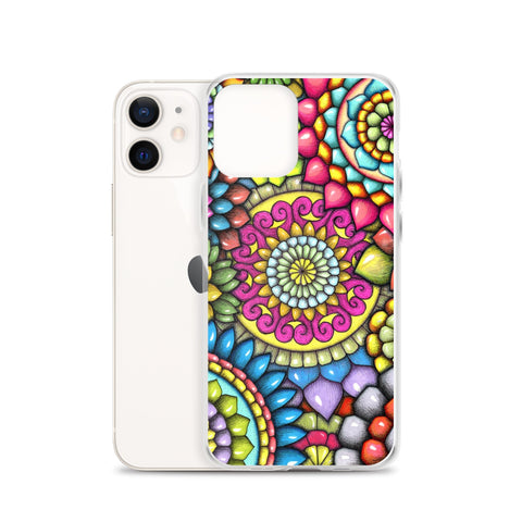 Mandala Collage 7 Clear Case for iPhone® - Martin K Designs