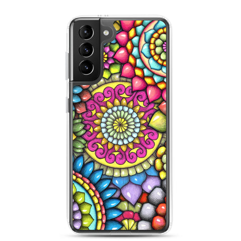 Mandala Collage 7 Clear Case for Samsung® - Martin K Designs