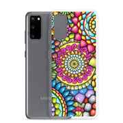 Mandala Collage 7 Clear Case for Samsung® - Martin K Designs