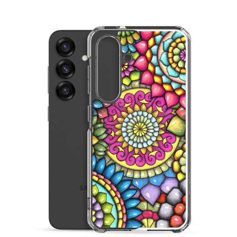 Mandala Collage 7 Clear Case for Samsung® - Martin K Designs