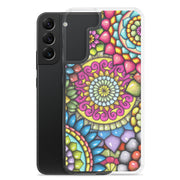 Mandala Collage 7 Clear Case for Samsung® - Martin K Designs