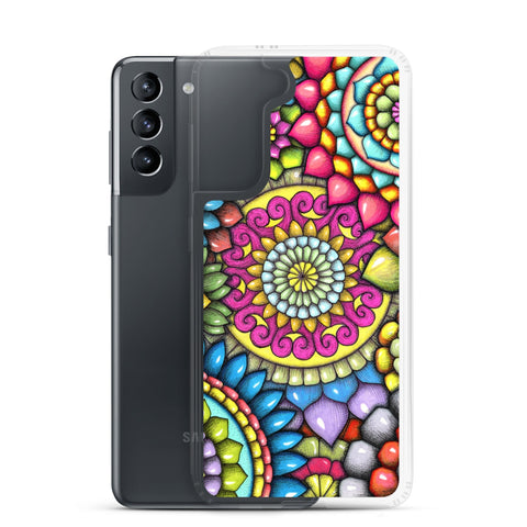 Mandala Collage 7 Clear Case for Samsung® - Martin K Designs