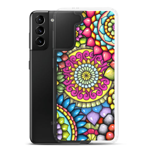 Mandala Collage 7 Clear Case for Samsung® - Martin K Designs