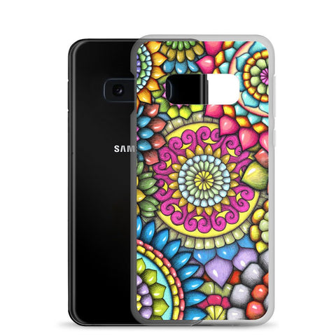 Mandala Collage 7 Clear Case for Samsung® - Martin K Designs