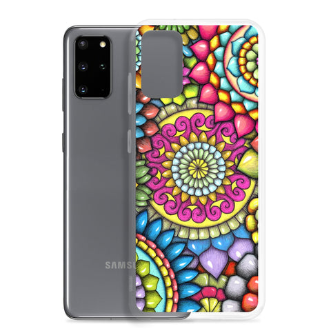 Mandala Collage 7 Clear Case for Samsung® - Martin K Designs