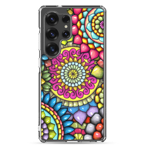 Mandala Collage 7 Clear Case for Samsung® - Martin K Designs