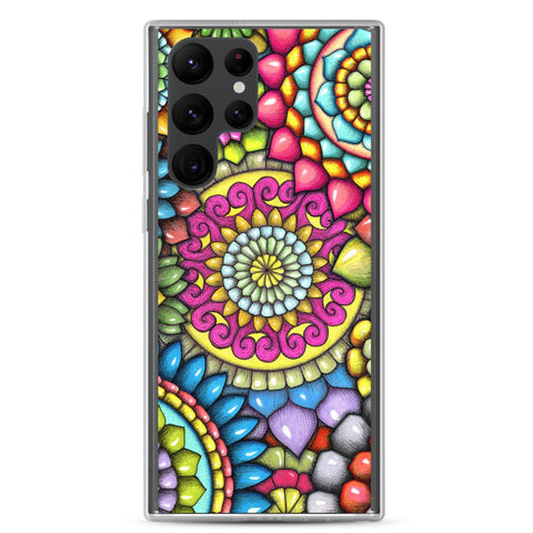 Mandala Collage 7 Clear Case for Samsung® - Martin K Designs