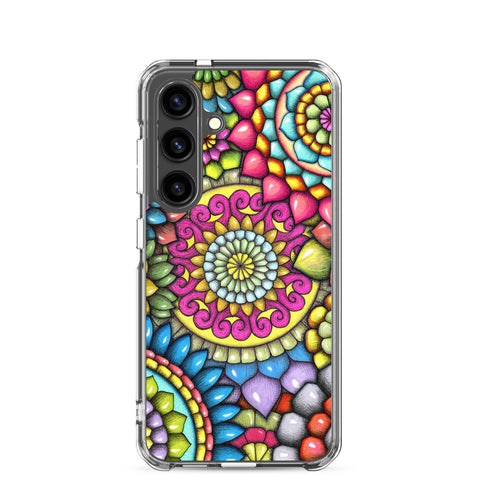 Mandala Collage 7 Clear Case for Samsung® - Martin K Designs