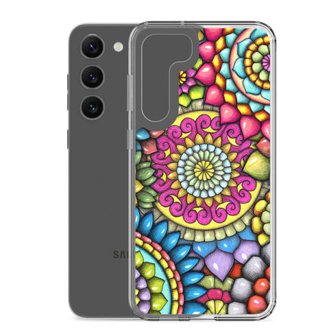 Mandala Collage 7 Clear Case for Samsung® - Martin K Designs