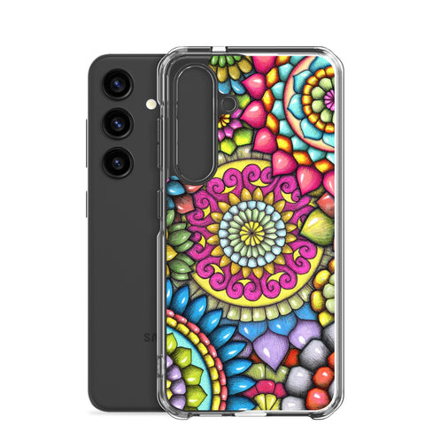 Mandala Collage 7 Clear Case for Samsung® - Martin K Designs