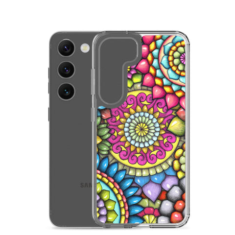 Mandala Collage 7 Clear Case for Samsung® - Martin K Designs
