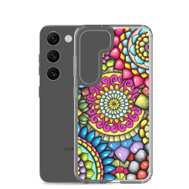 Mandala Collage 7 Clear Case for Samsung® - Martin K Designs