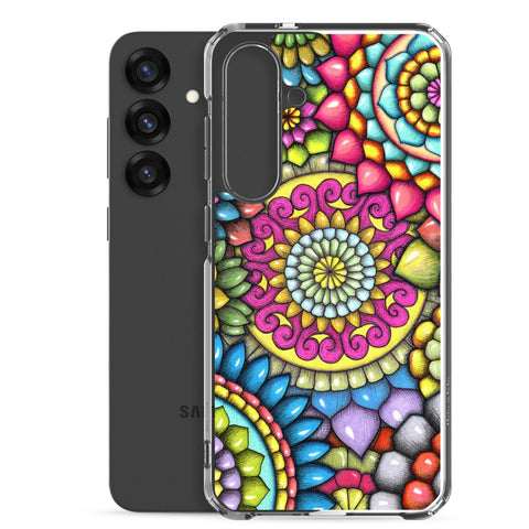 Mandala Collage 7 Clear Case for Samsung® - Martin K Designs