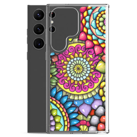 Mandala Collage 7 Clear Case for Samsung® - Martin K Designs