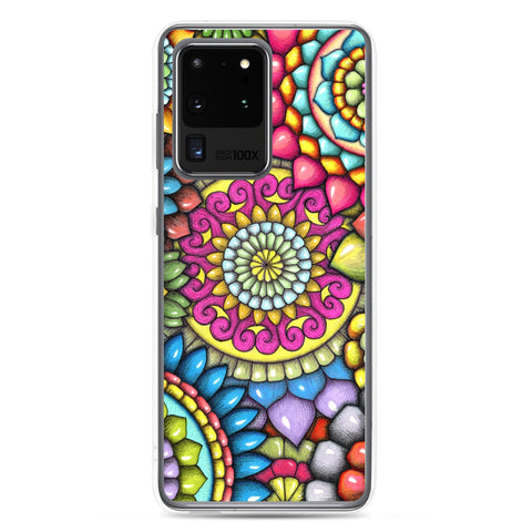 Mandala Collage 7 Clear Case for Samsung® - Martin K Designs