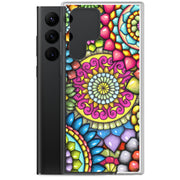 Mandala Collage 7 Clear Case for Samsung® - Martin K Designs