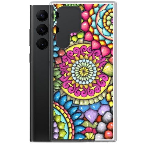 Mandala Collage 7 Clear Case for Samsung® - Martin K Designs