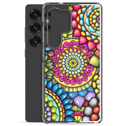 Mandala Collage 7 Clear Case for Samsung® - Martin K Designs