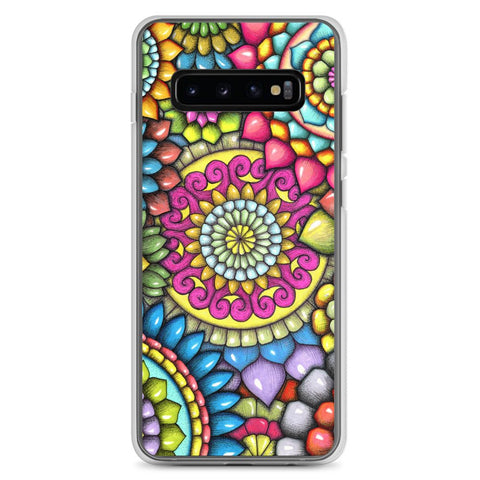 Mandala Collage 7 Clear Case for Samsung® - Martin K Designs