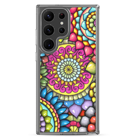 Mandala Collage 7 Clear Case for Samsung® - Martin K Designs