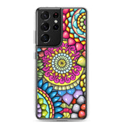 Mandala Collage 7 Clear Case for Samsung® - Martin K Designs