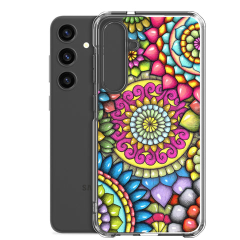 Mandala Collage 7 Clear Case for Samsung® - Martin K Designs