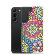 Mandala Collage 7 Clear Case for Samsung® - Martin K Designs