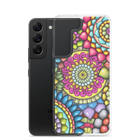 Mandala Collage 7 Clear Case for Samsung® - Martin K Designs