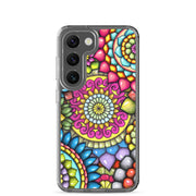 Mandala Collage 7 Clear Case for Samsung® - Martin K Designs