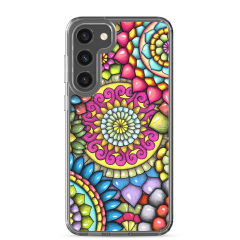 Mandala Collage 7 Clear Case for Samsung® - Martin K Designs