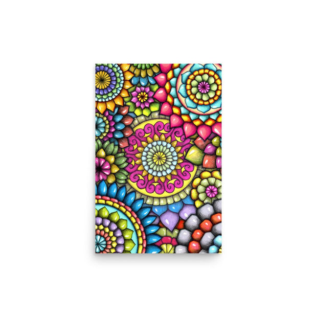 Mandala Collage 7 Print - Martin K Designs