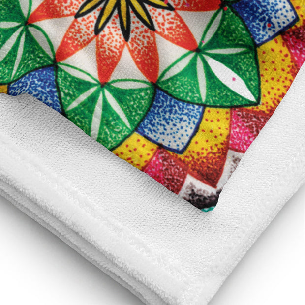 Mandala Collage I Beach Towel - Martin K Designs