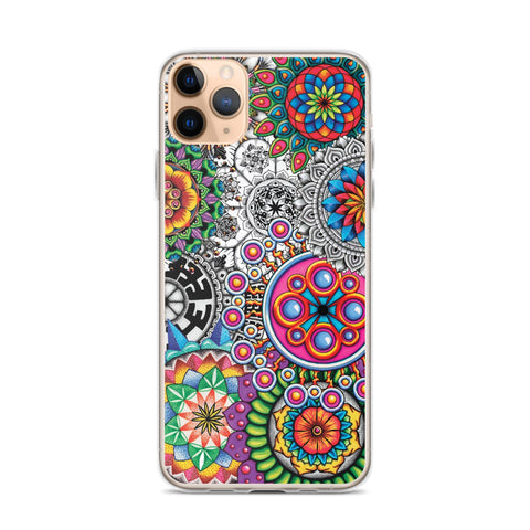 Mandala Collage I Clear Case for iPhone® - Martin K Designs