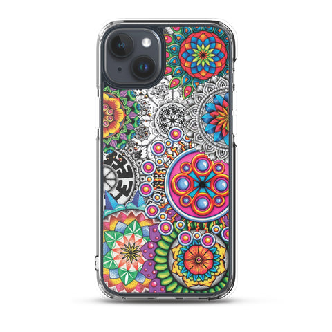 Mandala Collage I Clear Case for iPhone® - Martin K Designs