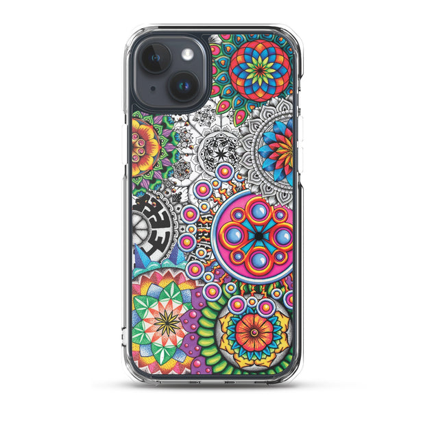 Mandala Collage I Clear Case for iPhone® - Martin K Designs